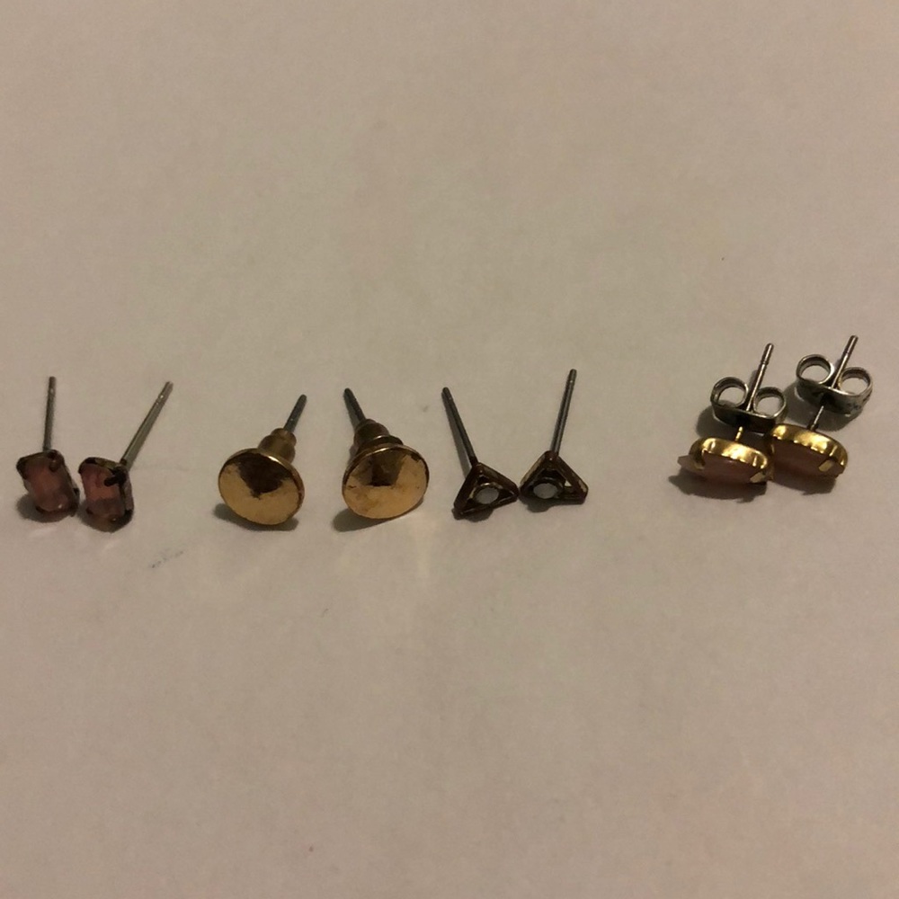 4 geometry earrings
